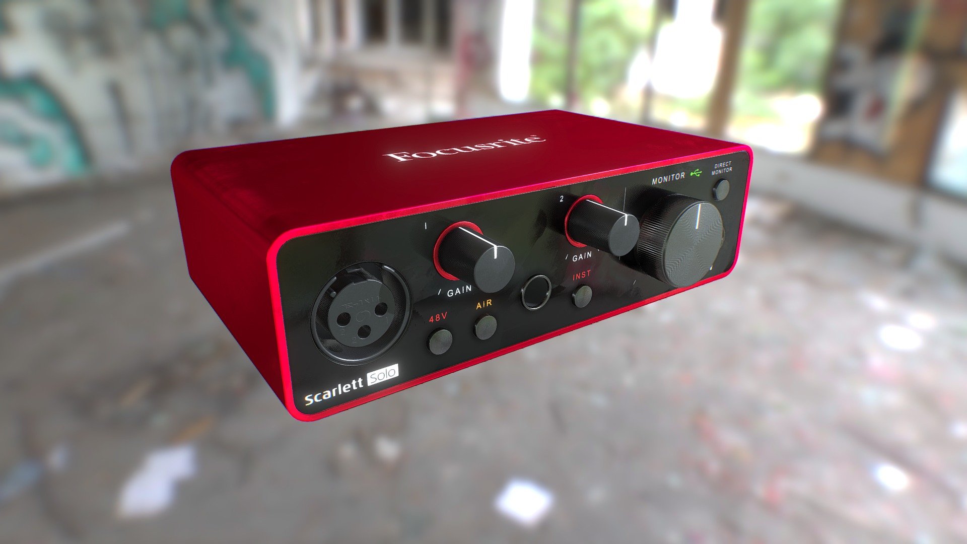 Focusrite Scarlett Solo 3rd Gen - Buy Royalty Free 3D model by Akio ...