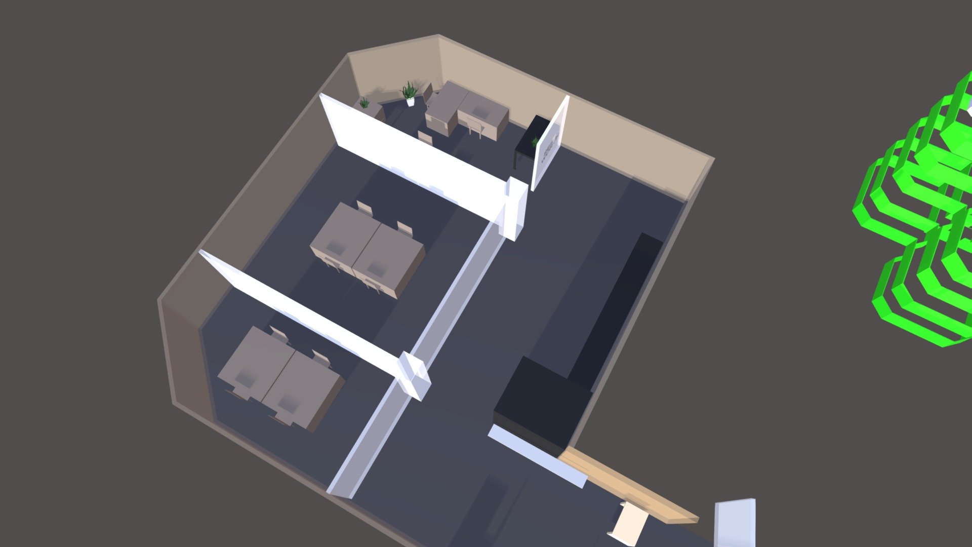 Lab by capacity and Real Worth layout - 3D model by spacesweets and ...