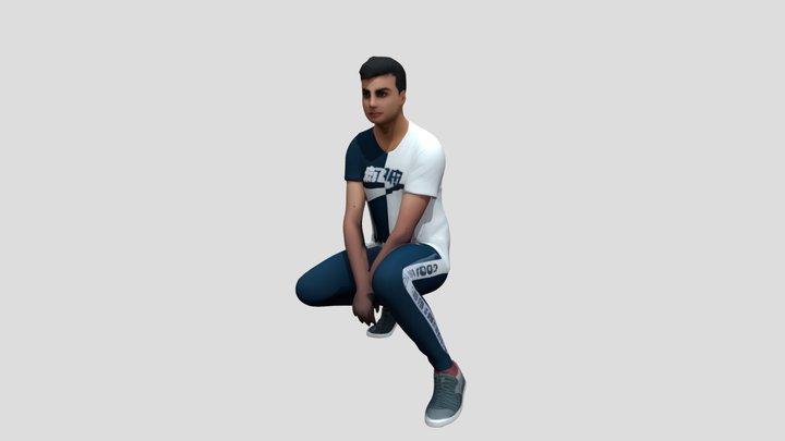 Rodsquare posando 3D Model