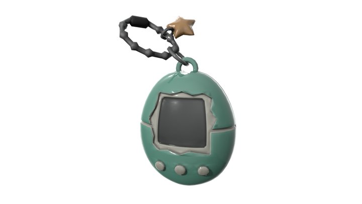 Tamagotchi 3D Model