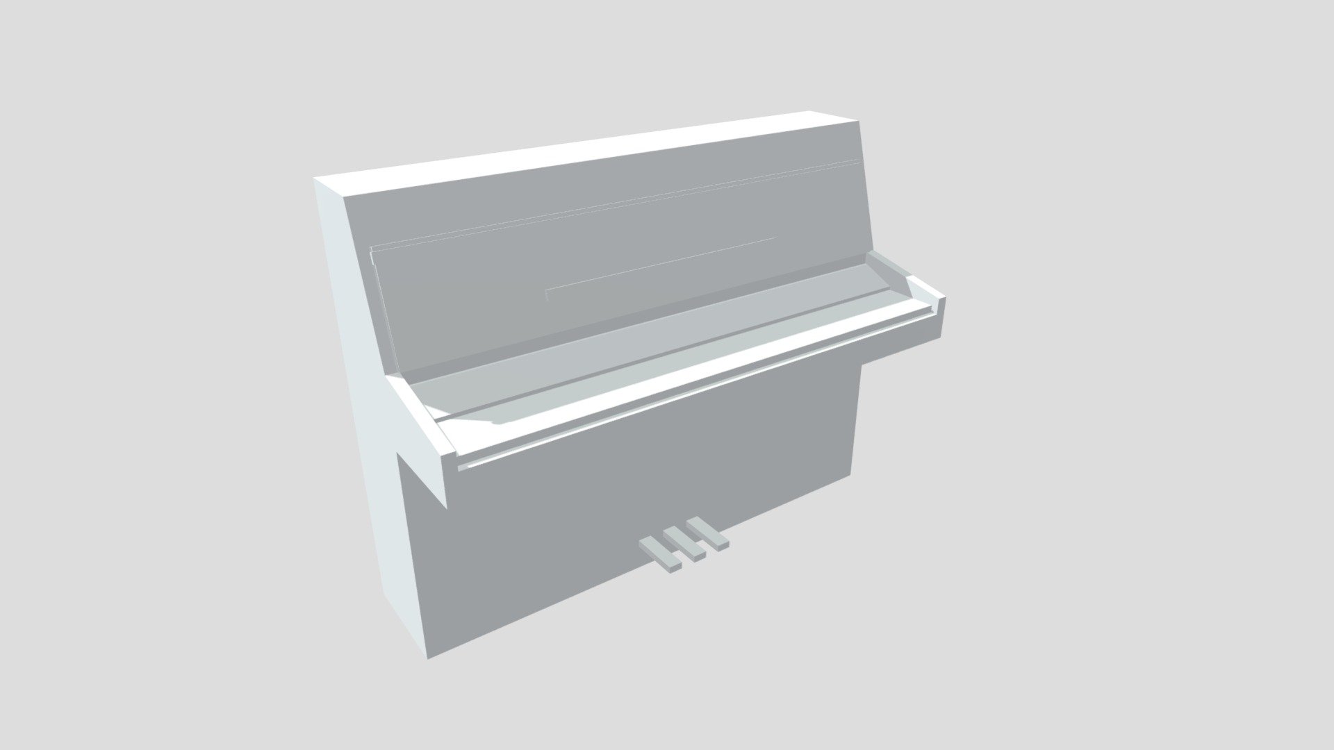 Upright piano
