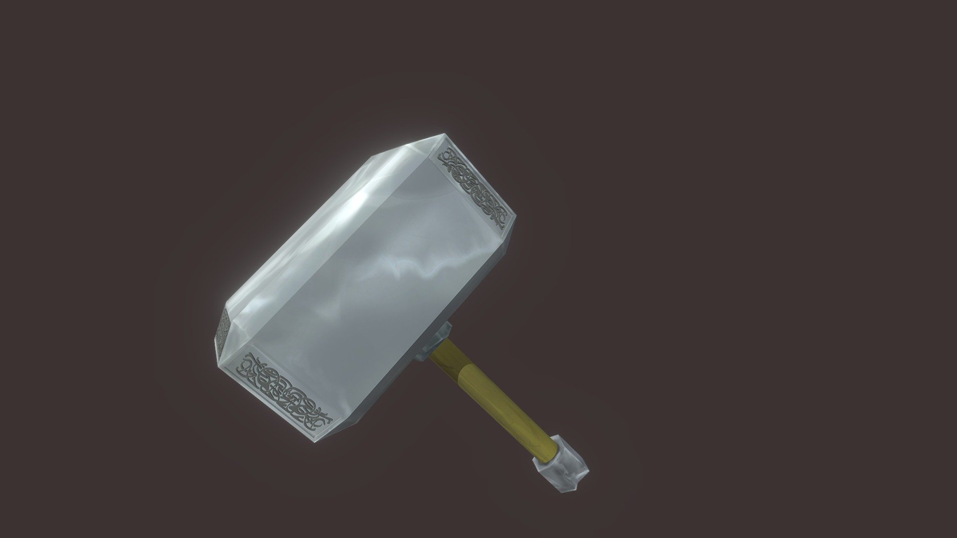 Молот Тор - 3D model by leoikir [fa41994] - Sketchfab