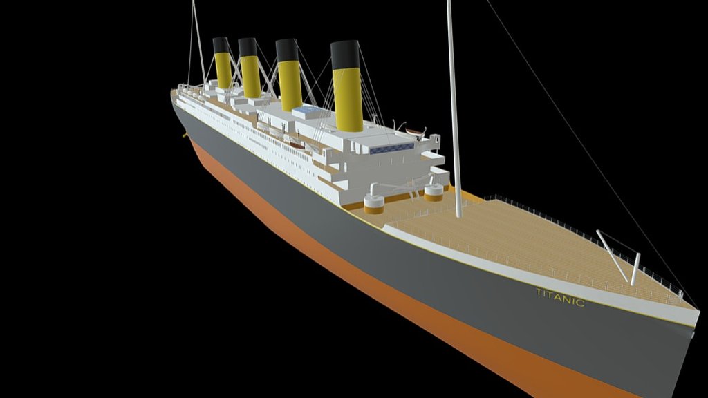 Titanic - Download Free 3D model by farhad.Guli [fa41e6b] - Sketchfab