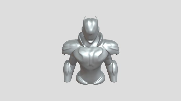 futuristic armored suit 3D Model