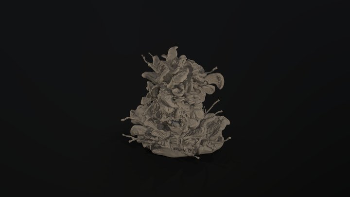 Infected from The Last Of Us (fanart) 3D Model