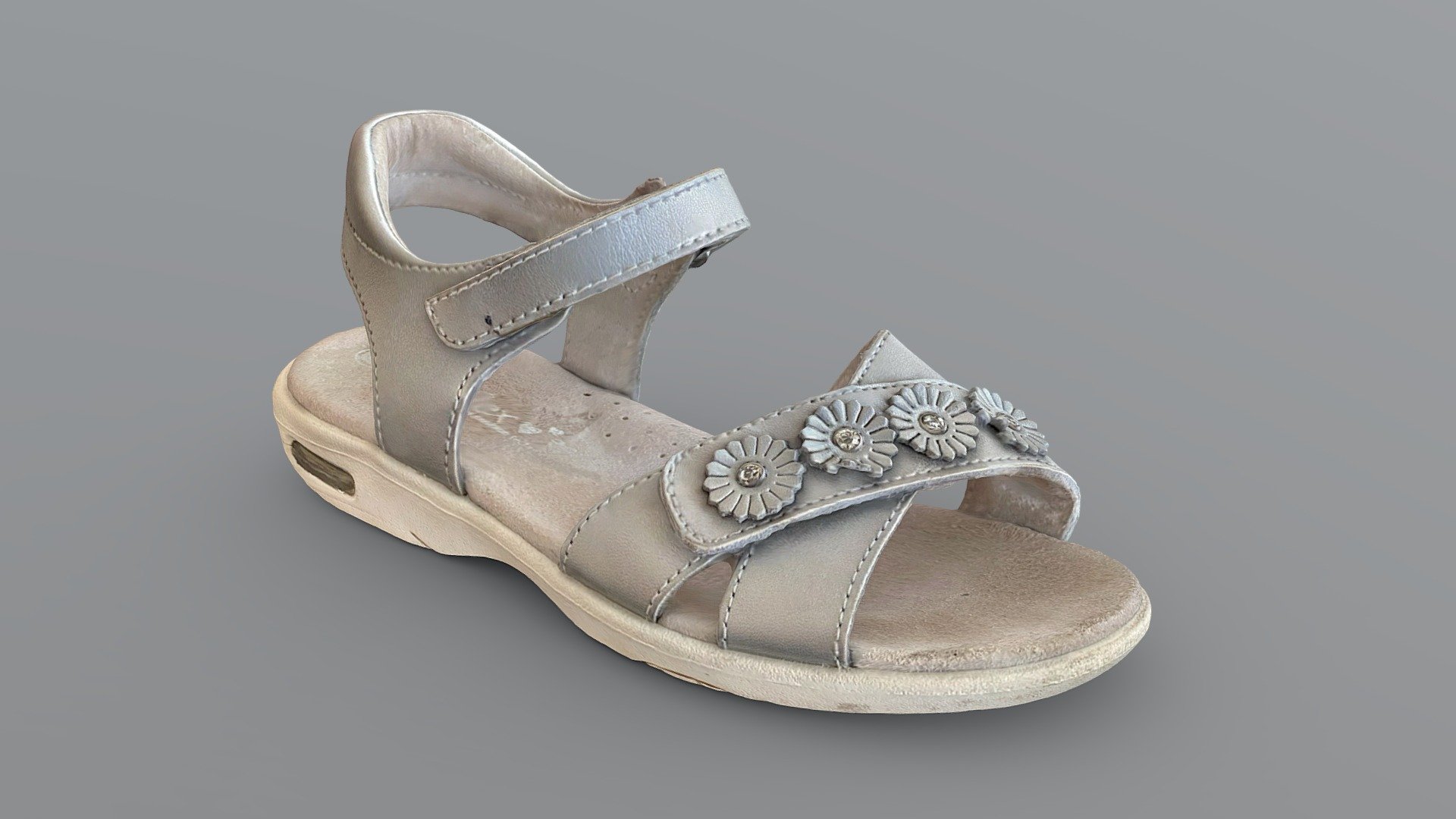 Girls Sandal shoe - Airflex 3D scan - Download Free 3D model by jkyfk ...