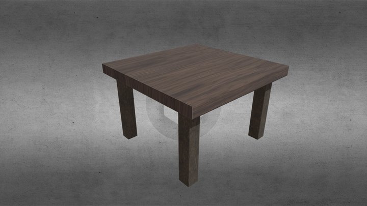 table_low 3D Model