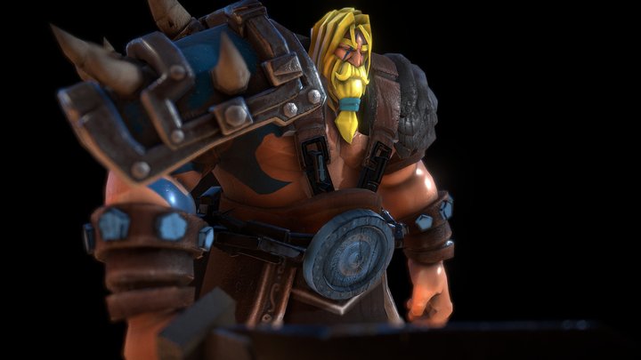 Viking Berserker 3D Model