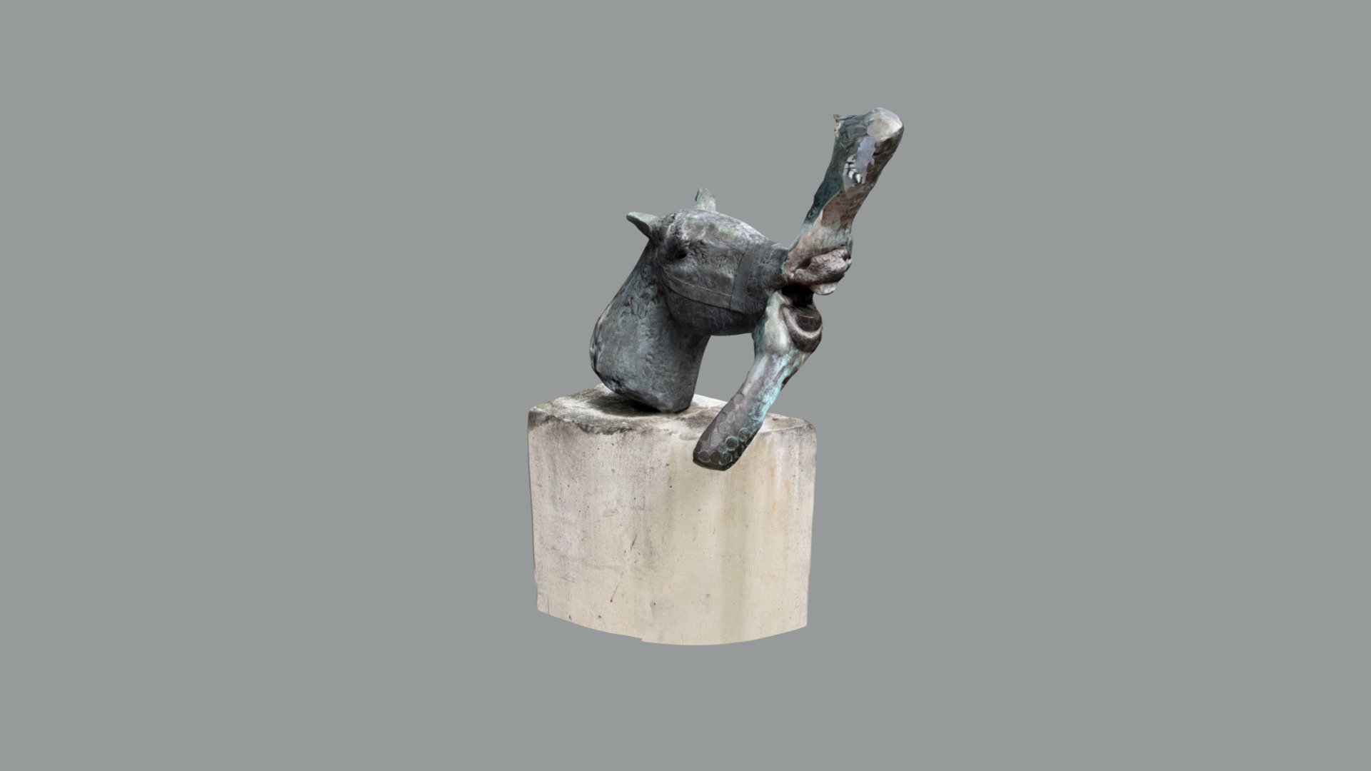 Horse Head Figurine