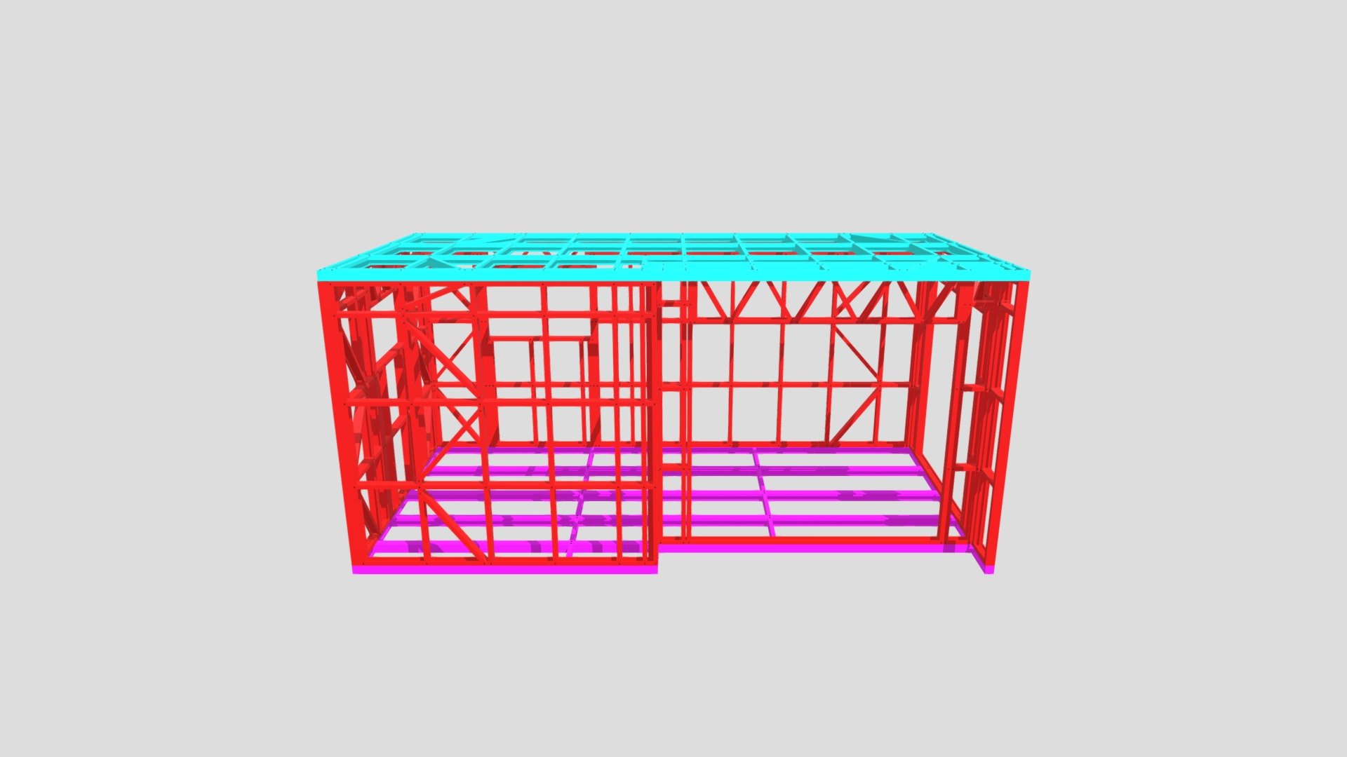 PWalker - Lewis Cabana - 3.0m X 6.0m - Download Free 3D model by Steel ...