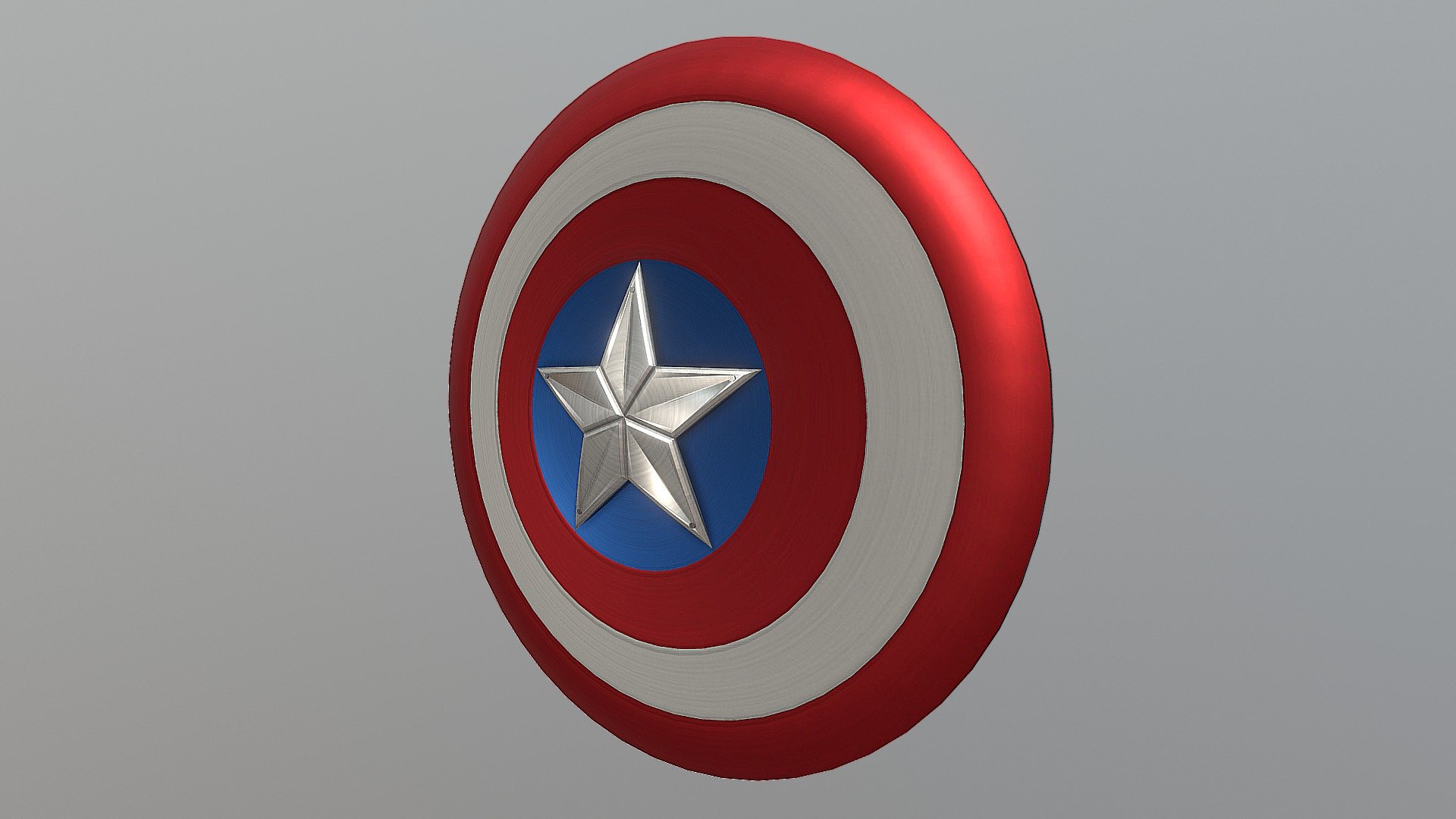 Captain America - Shield v2 - Download Free 3D model by Veysel Gök ...