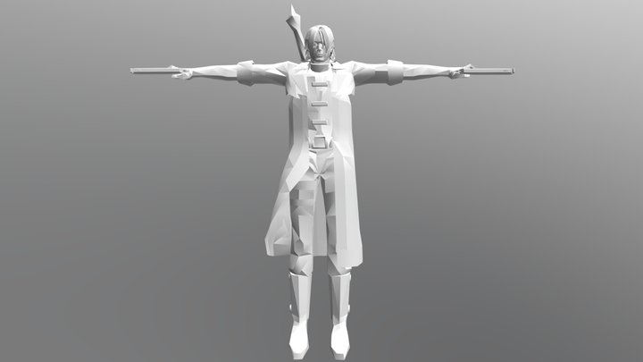 Devil May Cry Dante 3D Model
