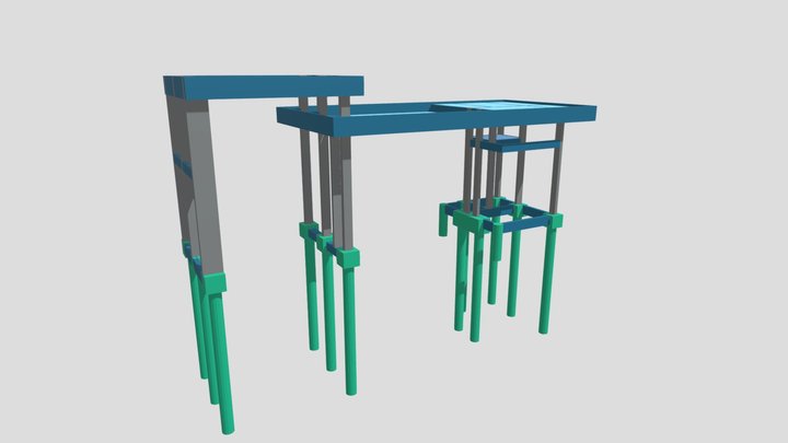 Projeto Estrutural - Portaria Smart Marica I 3D Model