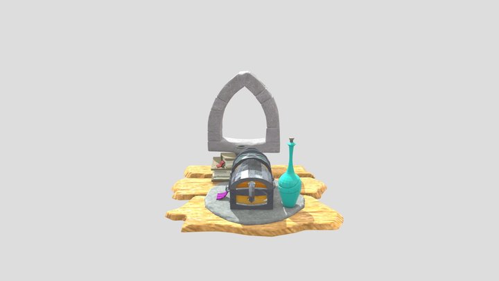 Chest_Diorama 3D Model