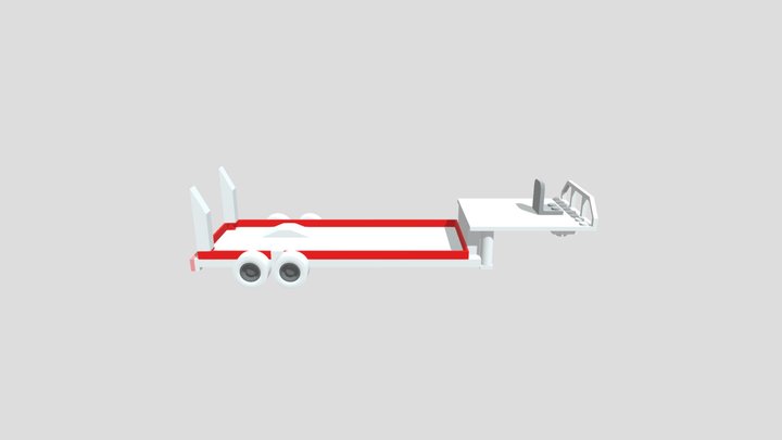 Gooseneck Trailer 1.0 3D Model