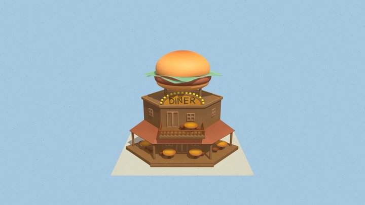 Batch034_TiewJynEr_Diner 3D Model