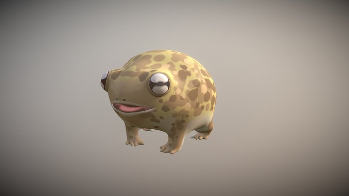 フクラガエル 3D Model