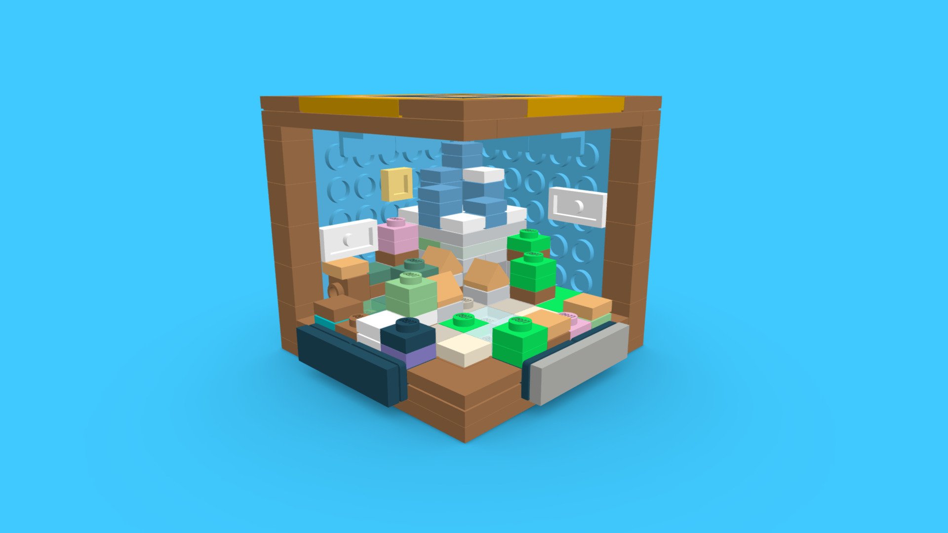 LEGO Minecraft Crafting Table MOC [#0304] - Download Free 3D model by ...