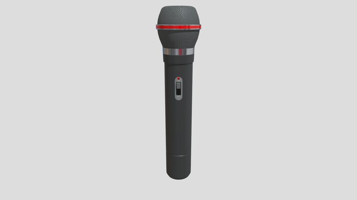 Wireless Microphone 3D Model