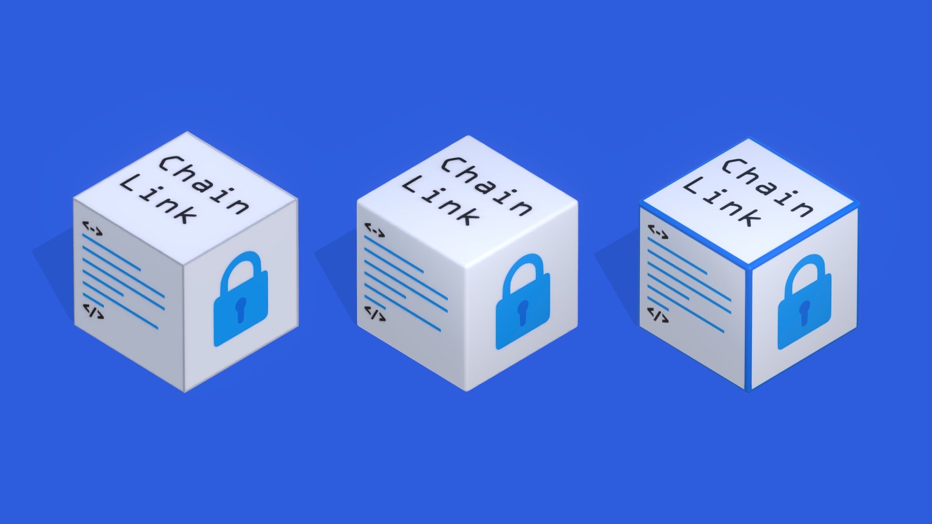 Chainlink Cubes - Buy Royalty Free 3D model by ÆON (@xaeon) [fa4e6e1 ...
