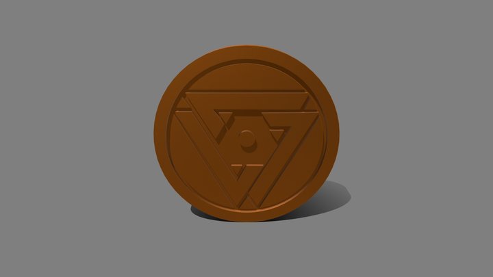 Degenesis Copper Coin One 3D Model