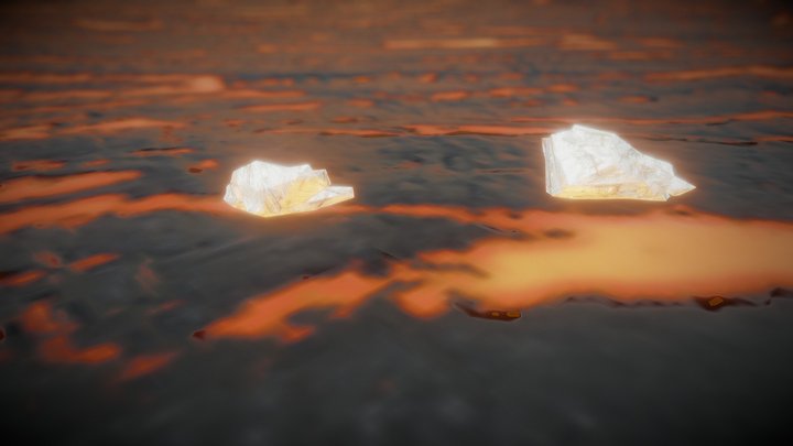 RTJ4 HandRemix Challenge - Hands flowing in Lava 3D Model