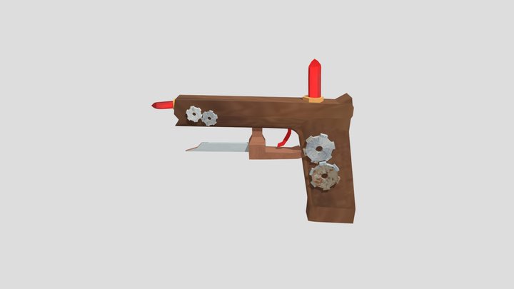 Hot Dog Gun by Vinson Tran 3D Model