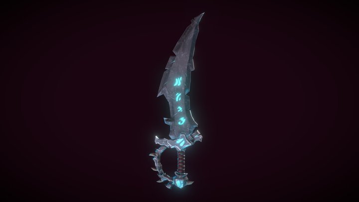 Stylized Sword 3D Model