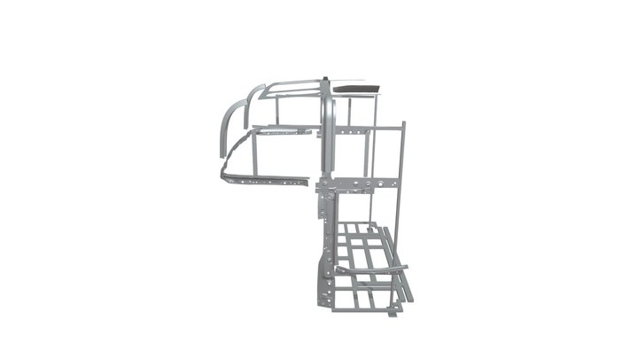 Kamion vázszerkezet 3D Model