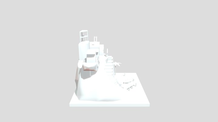 DAE Diorama - By the ocean 3D Model