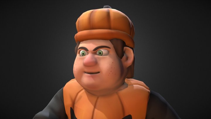 Pumpkin Pete 3D Model