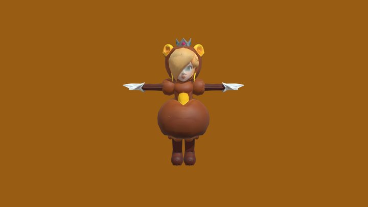Mario Kart Tour - Tanooki Rosalina – Kostenloses 3D-Modell STL