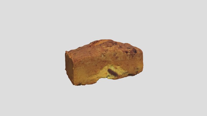(OBJ)Bread With Dried Fruits干果面包