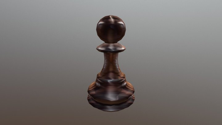 Pawn- Blank- Object 3D Model