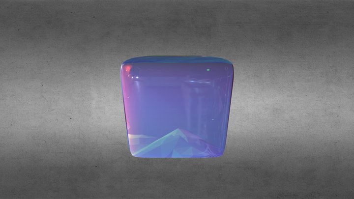 Objets cube 3D Model