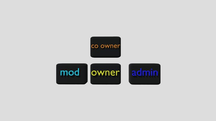 badge-pack-gtag-fan-game (1) 3D Model