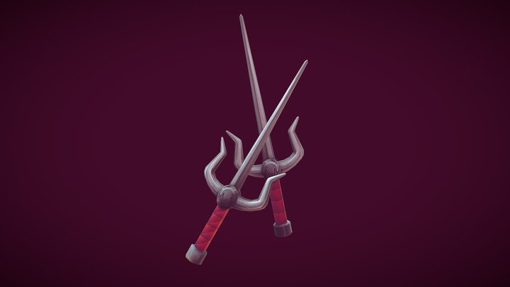 ROTTMNT Raph Sai 3D Model