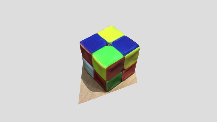 Cubo Rubik 2x2 3D Model