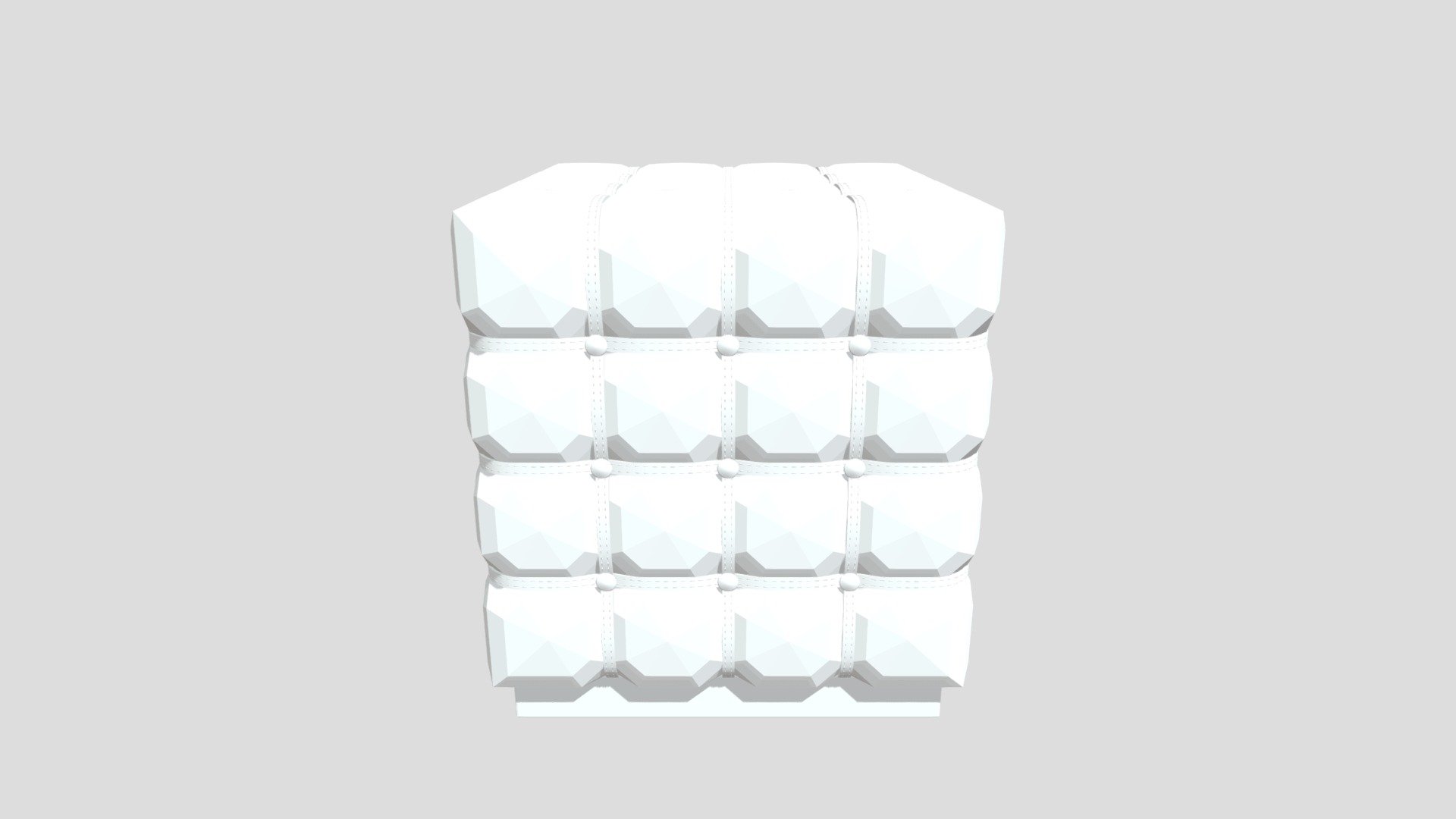 Leather Ottoman