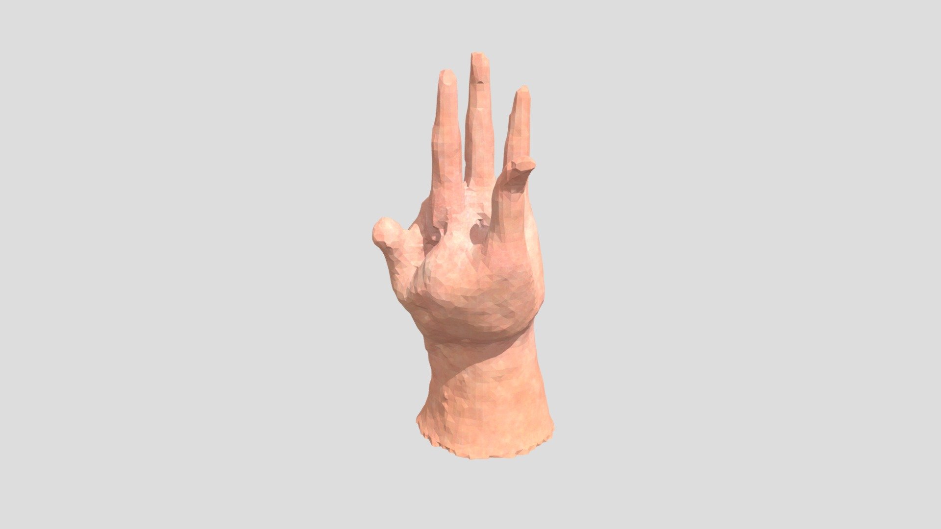 Human Hand middle finger - Download Free 3D model by Mirage (@mirageml ...