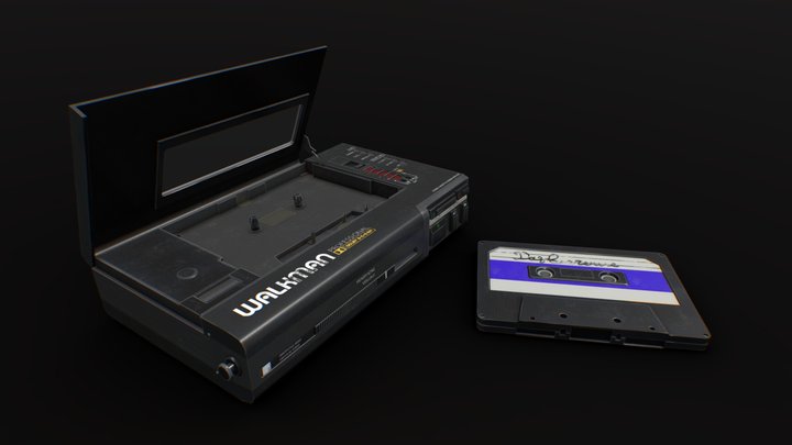 Sony Walkman Professional WM-D6C 3D Model
