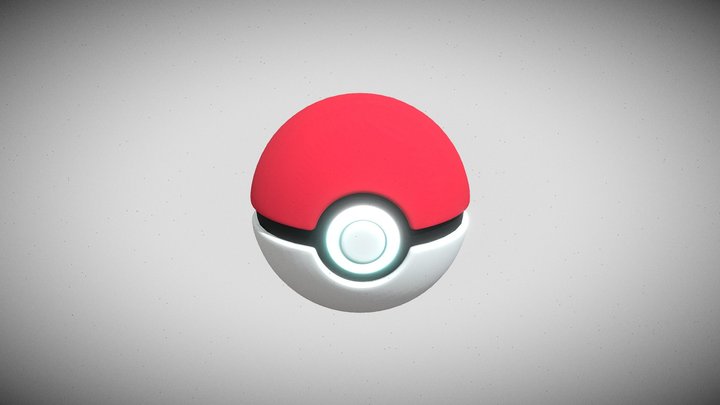 Pokeball - Pokemon 3D Model