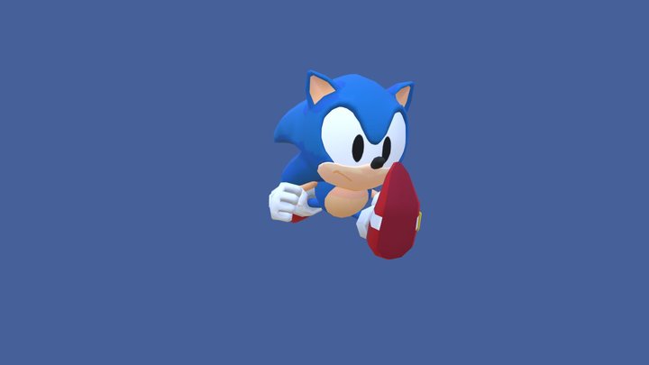 ANIMATIONS Classic Sonic - Sonic Runners 3D Model