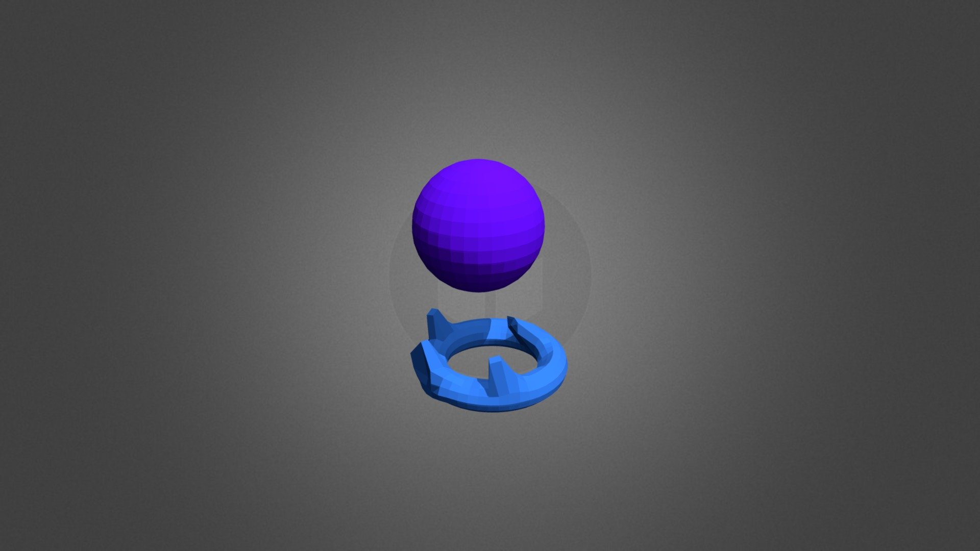 Torus Azul 01y Bola Purpura 01
