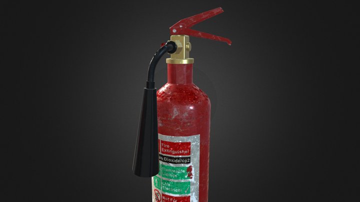 PV3D - Fire Extinguisher 3D Model