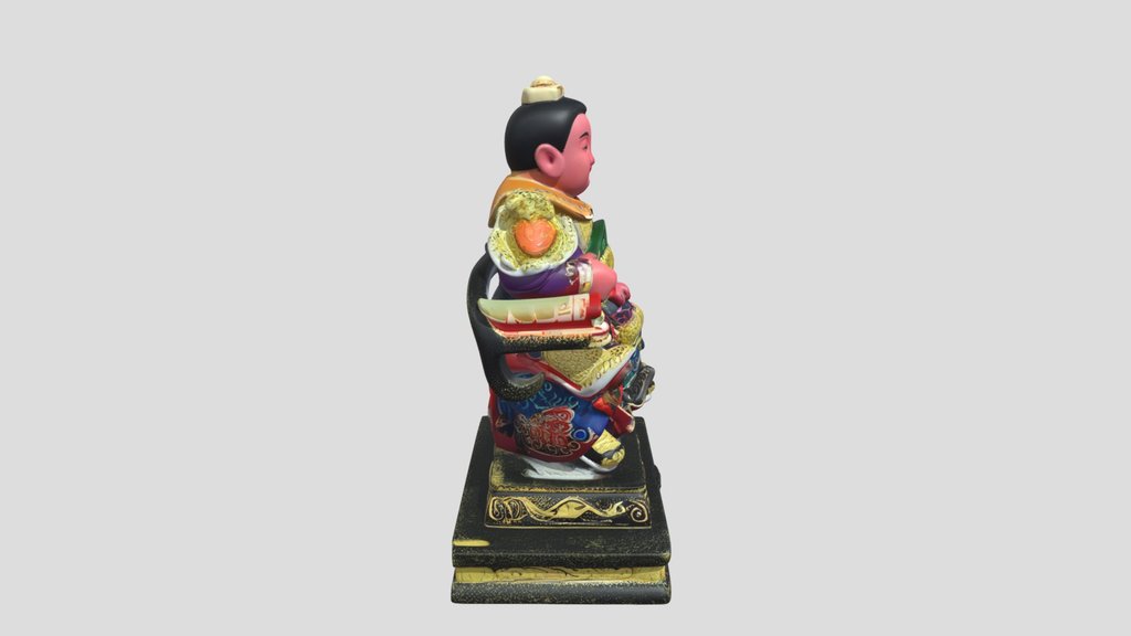 Ornate Deity Statue 3d Model (5)