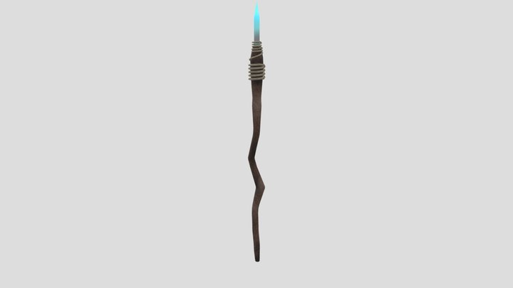 Magic Staff 3D Model