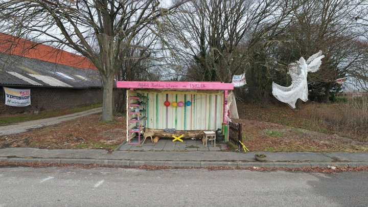 Next Stop Utopia | Bus Stop Lützerath 3D Model