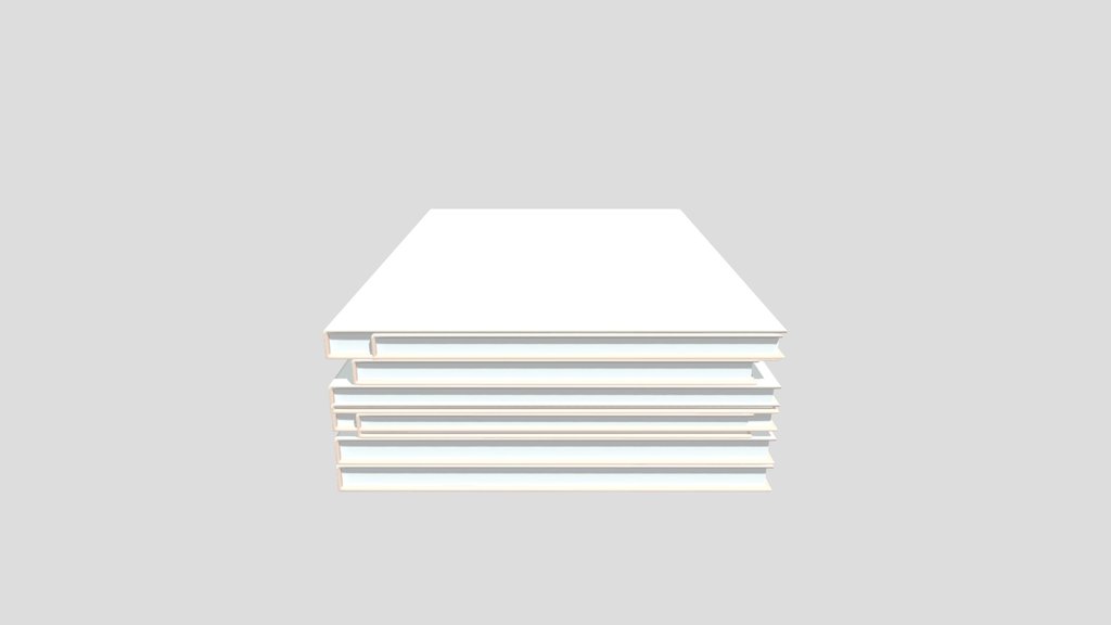 Standing Stack Of Books Tidy