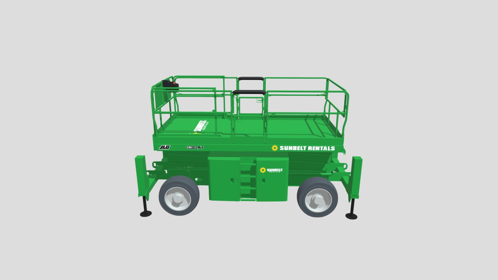 Sunbelt Rentals Diesel Scissor Lift 330LRT 3D model by bimstore (Revitspace) [fa5de19
